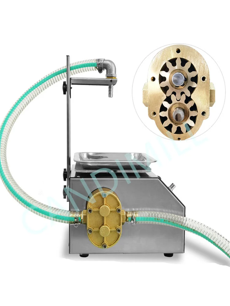 Máquina de enchimento de distribuição automática pequena, líquido viscoso, molho de gergelim, óleo comestível, cola, máquina de enchimento de mel, controle digital