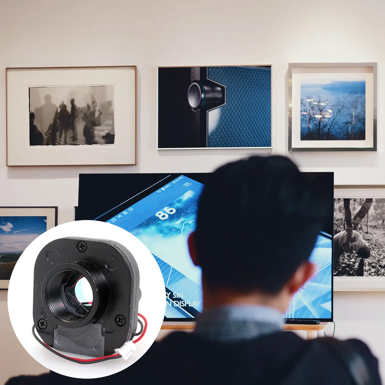 Сетевой RISE HD-дний и ночной тип M12 с маленьким объективом, ИК-переключатель, 3-мегапиксельная сетевая камера, специальный коммутатор видеонаблюдения