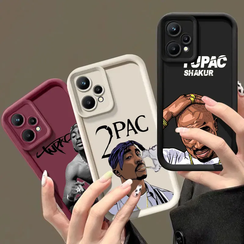 

2PAC Rapper Tupac Phone Case For Realme 8 9 11 14 12 13 Pro Plus C31 C33 C35 C21Y C53 C55 C63 C65 C67 C71 C75 GT 3 6 NEO5 Cover