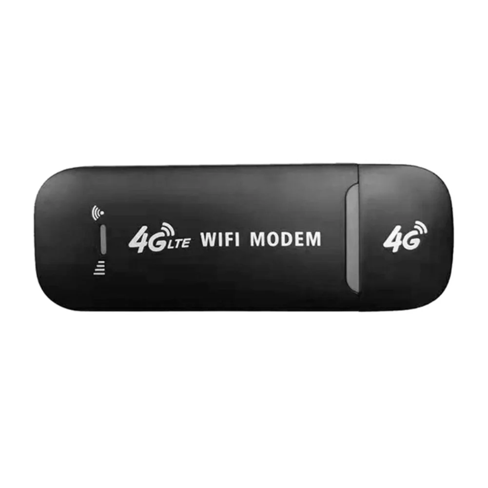 Black 4g Lte Usb 150mbps Modem Stick Usb Mobile Broadband Portable Wireless Wifi Adapter Home Office 4g Card Router