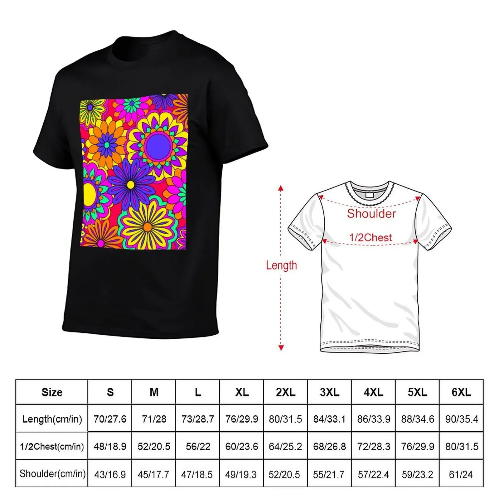 Groovy Flower Power Baby! T-Shirt cute clothes summer tops cotton graphic tees kawaii clothes mens t shirts pack