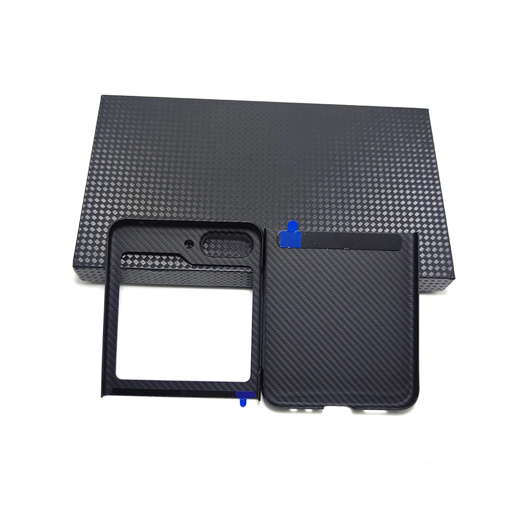 

Чехол из углеродного волокна для samsung Galaxy z flip 5, ультратонкий высококачественный Роскошный чехол из арамидного волокна для Galaxy Z Flip 5 carbon