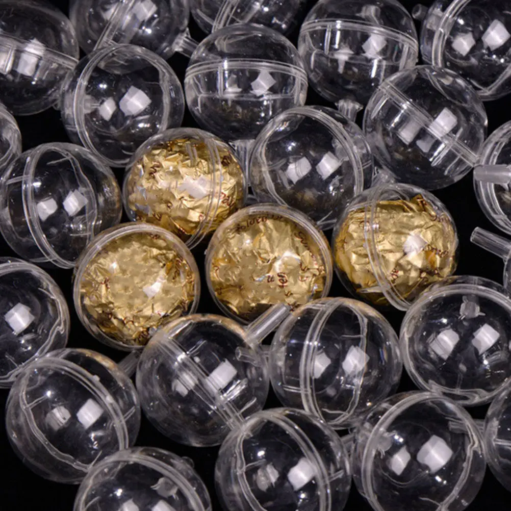 

60Pcs Chocolate Ball Holder Case for DIY Candy Bouquet Flower Support Decorative Packaging Candy Box Wrappers Chocolate Wrapper