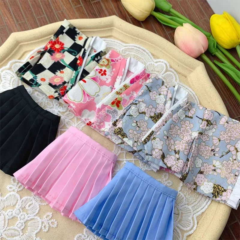 인형 기모노 옷 1/6 BJD 인형 일본 제복 캐주얼 패션 공주 복장 액세서리 꽃 치마 목욕 가운