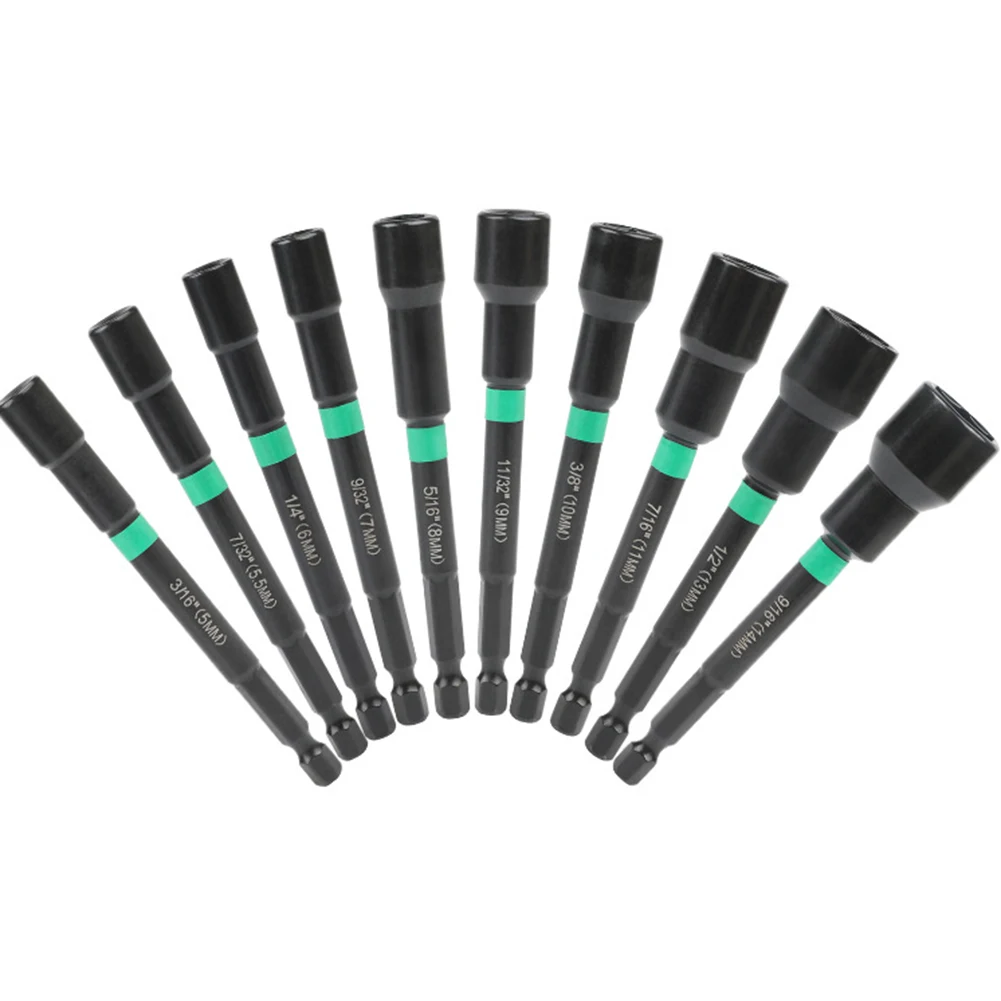 Integrated Magnet Strength Reliable Performance from This Comprehensive Set of 13pcs Hexagonal Drive Bits For Repairs