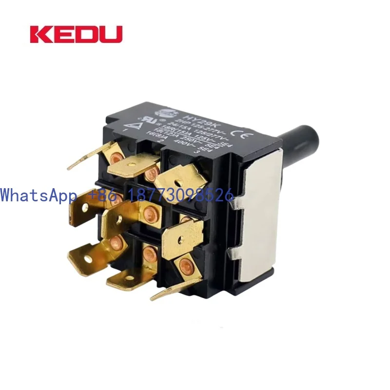 

HY29E 29D 29K 2/3 gear 2/3 gear 4/6/9 foot button switch rocker toggle switch