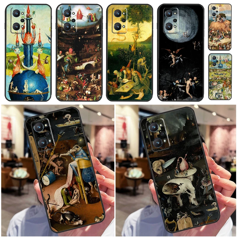 Hieronymus Bosch Art For OPPO Realme C33 C55 C35 C31 C30 C21Y C25 C11 C15 GT Neo 5 3T 2T 8 9 10 11 Pro Plus Case