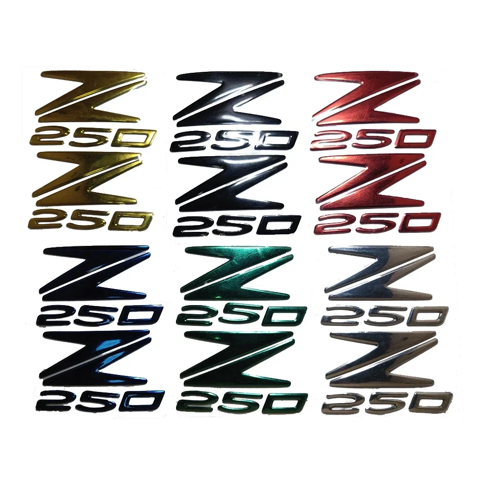 Adesivo emblema 3d para motocicleta, adesivo para roda de tanque, decalques reflexivos macios para kawasaki ninja z250 z400 z800 z900 z1000