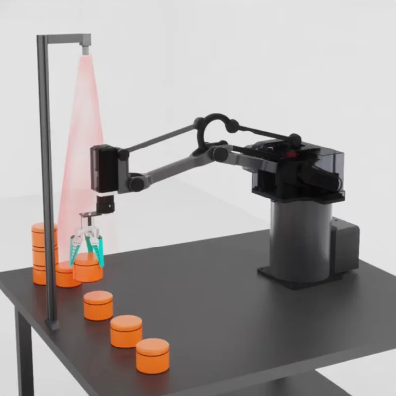 Industrial 4 Axis Robot Arm With High Speed Servo Drive For Stamping Press Loading Unloading And Material Handling Automation