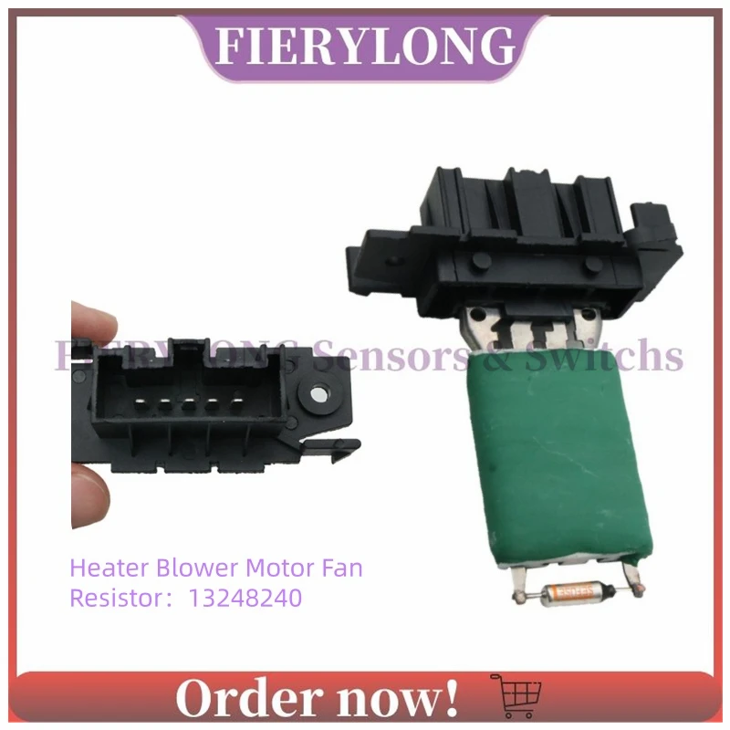 Resistencia del ventilador del motor del calefactor 13248240 para Vauxhall Corsa, Fiat Punto / Grande Punto, Qubo, Alfa Romeo Mito 55702407 6845796