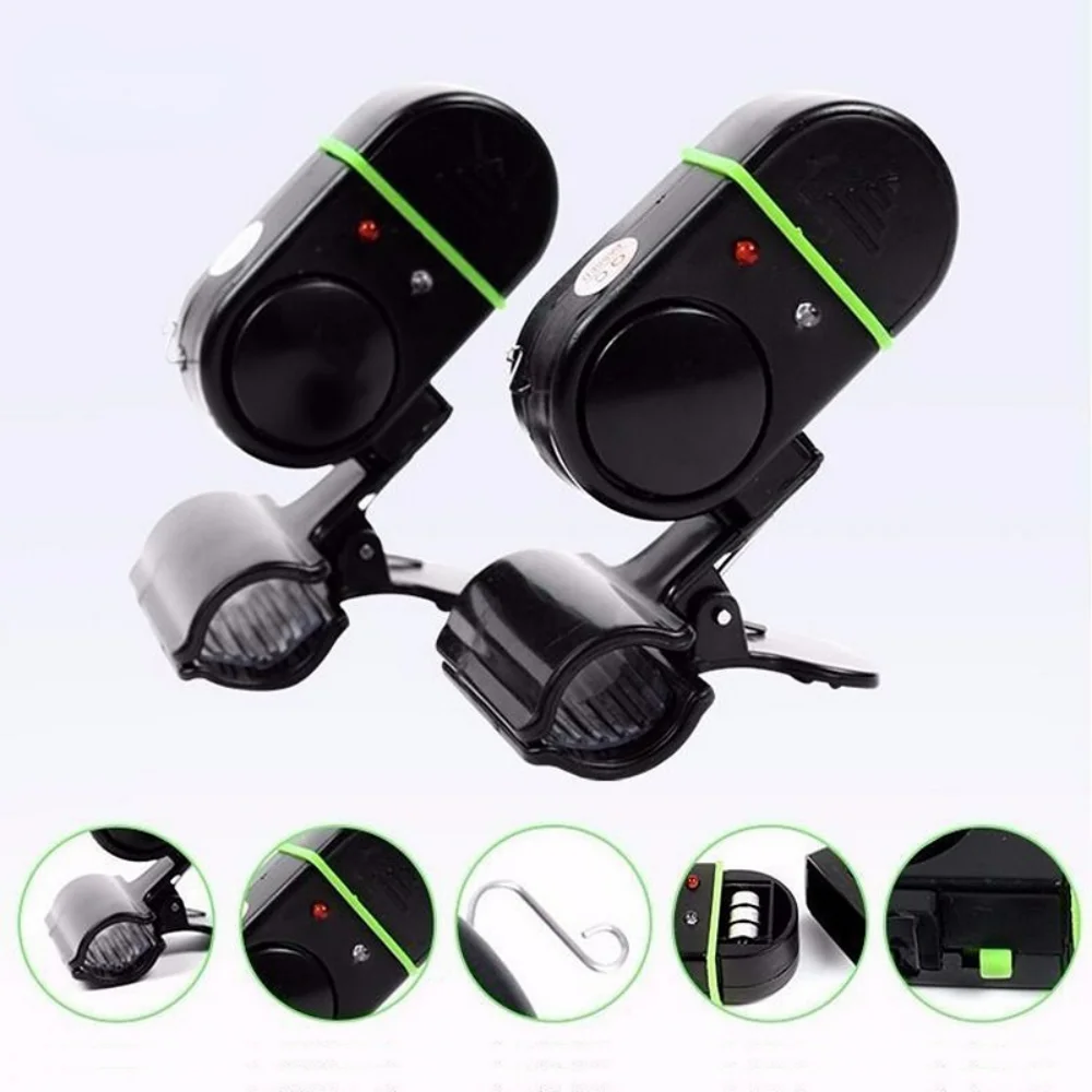 Electric Fishing Alarm Fishing Bell Accessories Indicator Banding Sensitivity Sound Alert Fish Bite Alarm for Fishing Rod