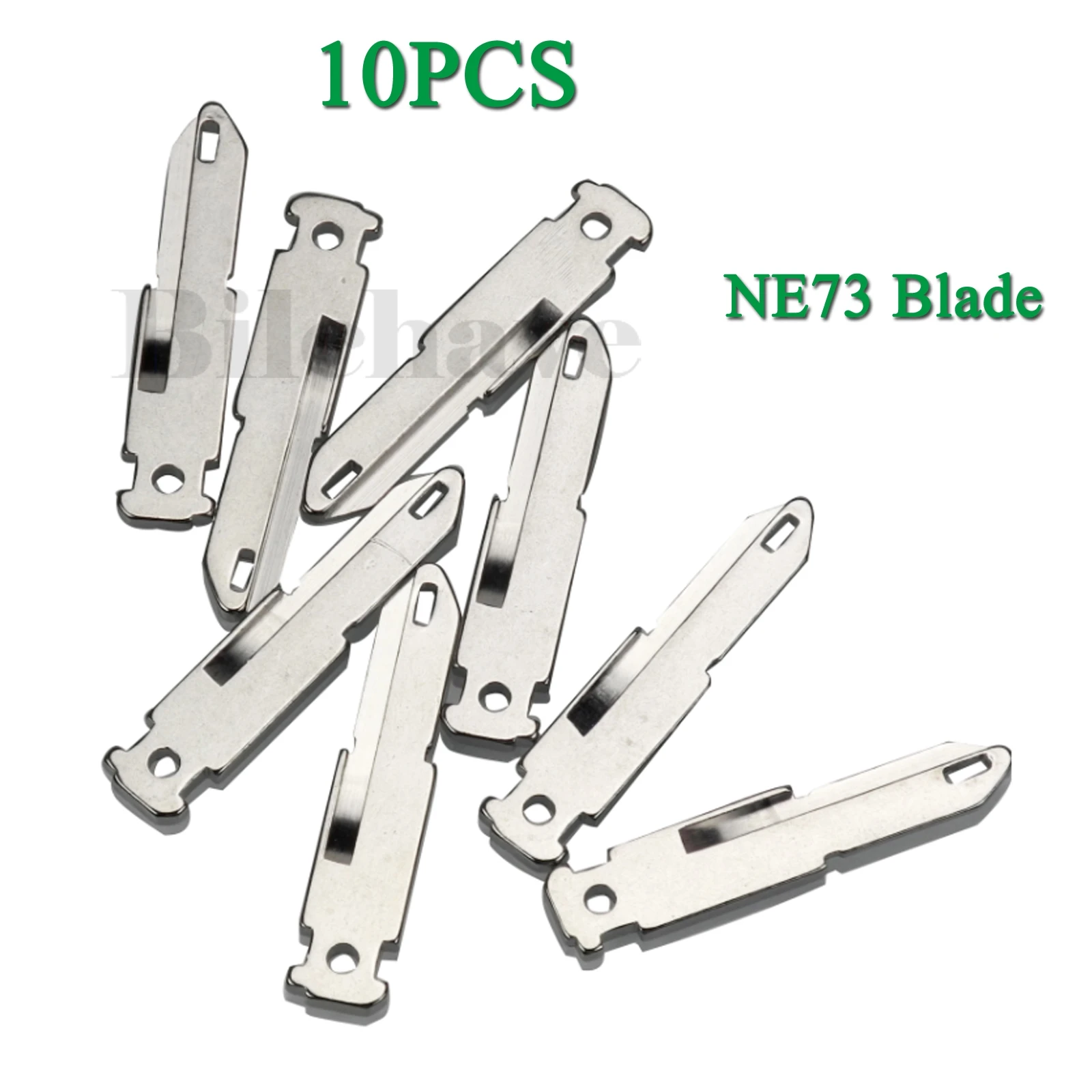 

jingyuqin 10pcs For Renault Duster Logan Fluence Clio Peugeot 206 306 406 106 Remote Car Key NE73 Blade Fob Replacement