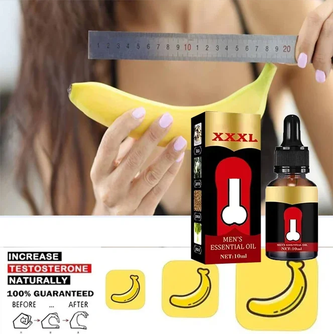 

Penis Permanent Thickening, Increase XXL Growth Enlargement Massage Men's Cock Erection Lubricant Plant Extracts Massage Oil