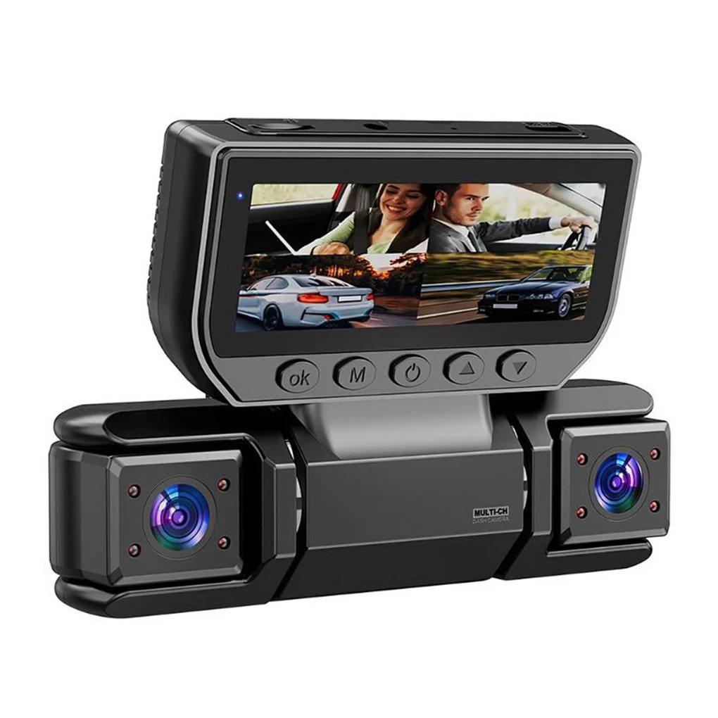 ABS 5G WiFi Dash Cam Delivers Four Channel Coverage Safe Reliable Plug And Play With Enhanced ing Rear