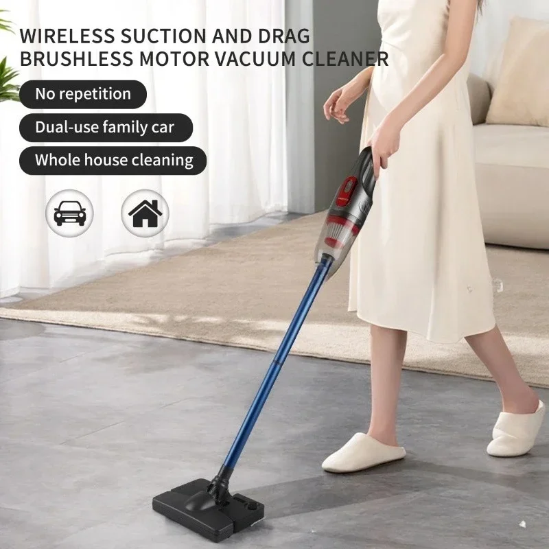 Wireless handheld car home vacuum cleaner 6-in-1 large suction portable brushless motor