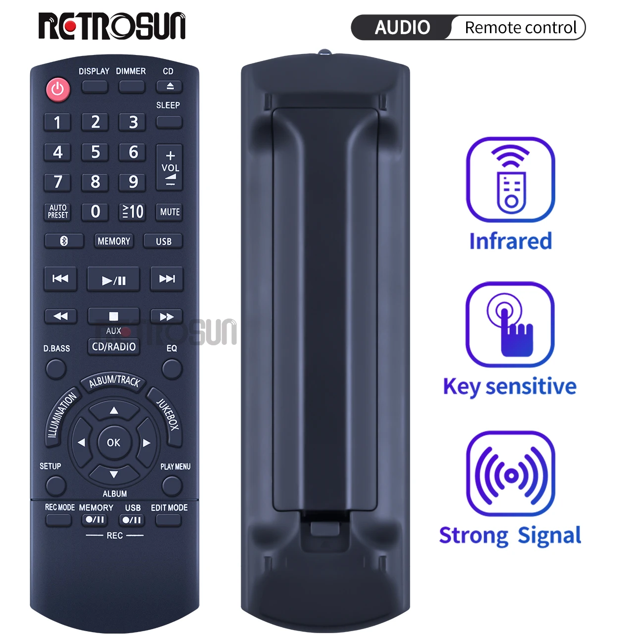 

N2QAYB001094 REMOTE CONTROL for PANASONIC SAMAX8000 SCMAX8000GN SAAK600 SCAKX400EB SA-MAX4000 SA-MAX4000G