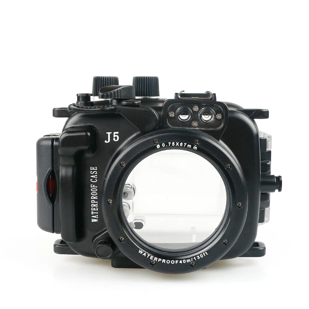 Voor Nokon J5 10Mm 10-30Mm Digitale Camera Duikkoffer Onderwater Waterdichte Behuizing Transparante Waterdichte Afdekking