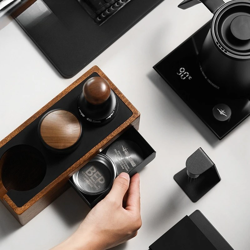 Multifunctional coffee slag box, handle holder, household coffee bar counter, powder holder