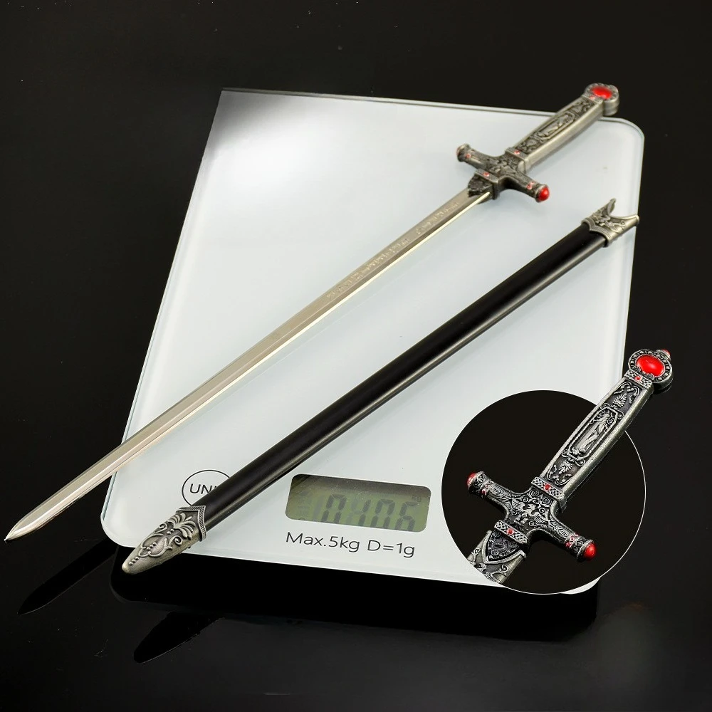 22 センチメートル映画周辺グリフィンドール剣すべて金属工芸品武器モデル屋外カランビットサムライソードコスプレおもちゃ刀ギフト