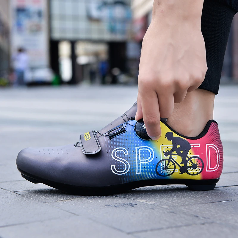 

Bicycle professional riding shoe fashion unisex four season anti slip wear-resistant breathable comfortable casual cycling shoes