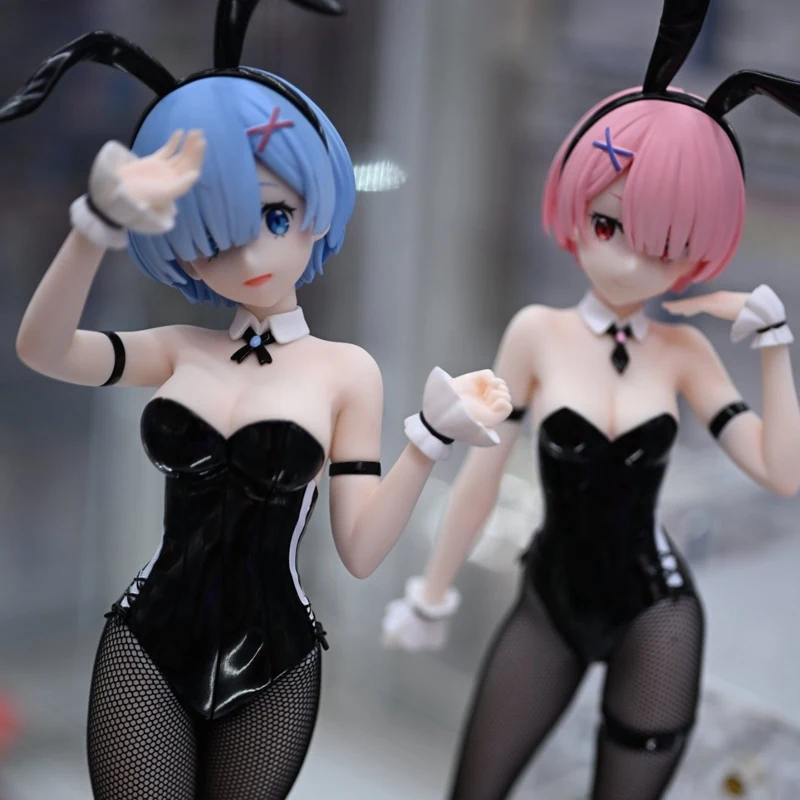

In Stock Original Genuine Furyu Bicute Bunnies Figure Re: Zero Starting Life In Another World Bicolor Rem Ram Collectible Model