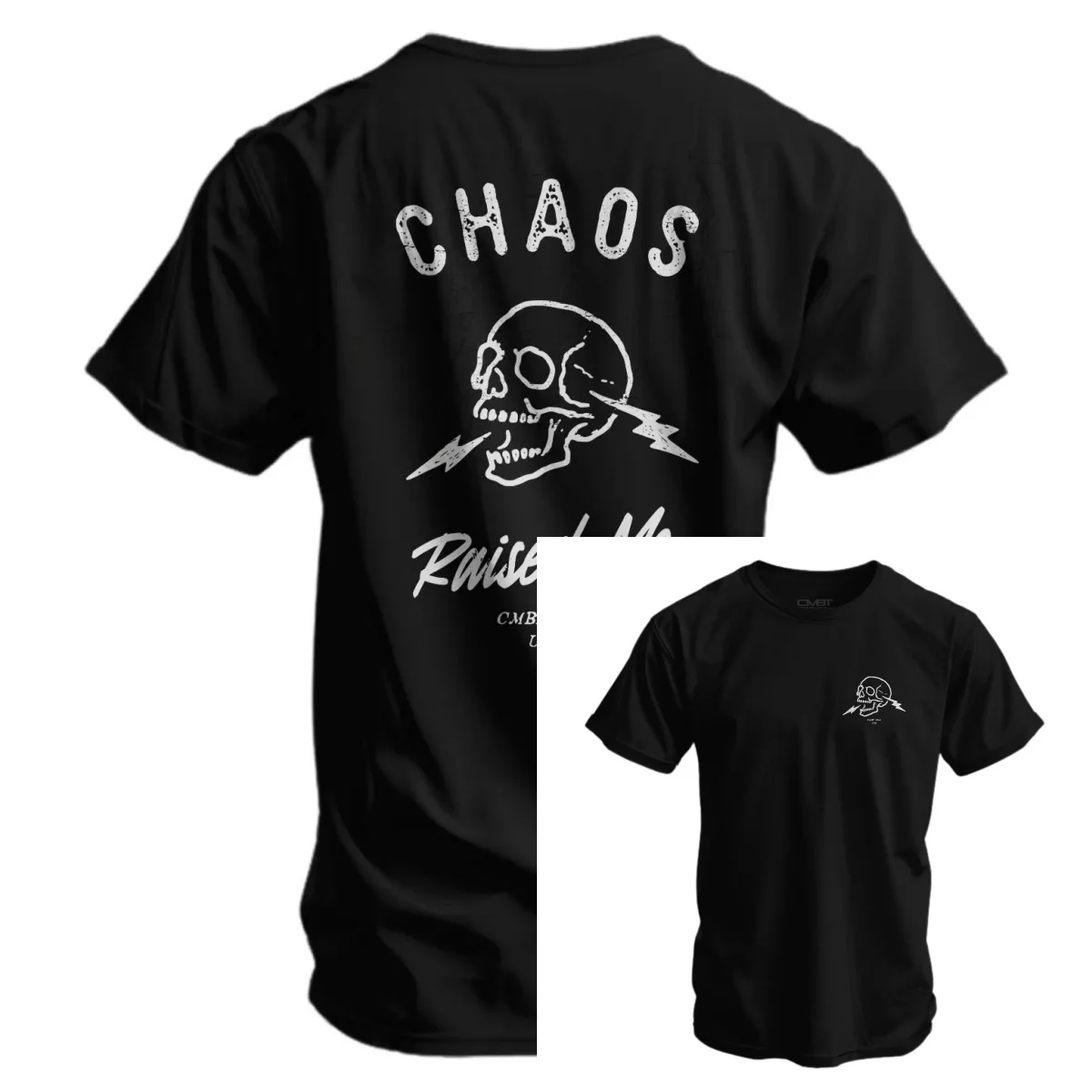 2026 Chaos Raised Me Men's T-Shirt - Combat Iron Military T-shirt - Suitable for Sports Wear Pure Cotton