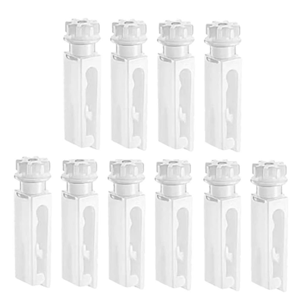 12 Sets Curtain Pulley Accessories Vertical Blinds Repair Tabs Fixer Labels Holder Stem Replacement See