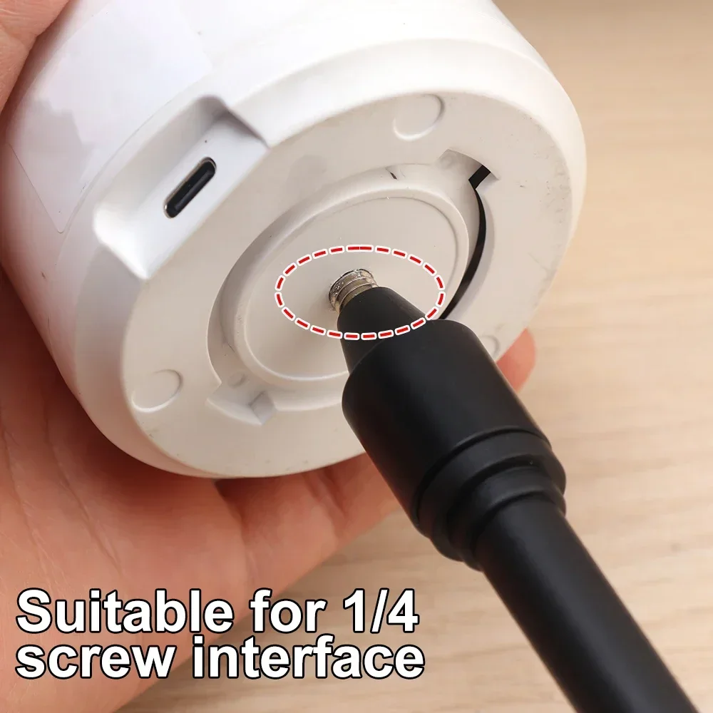 No Punching Portable Clip Mount Webcam Stand For Baby Monitor Camera Holder Home Flexible Twist Mounting Kit Attaches to Crib - Image 4