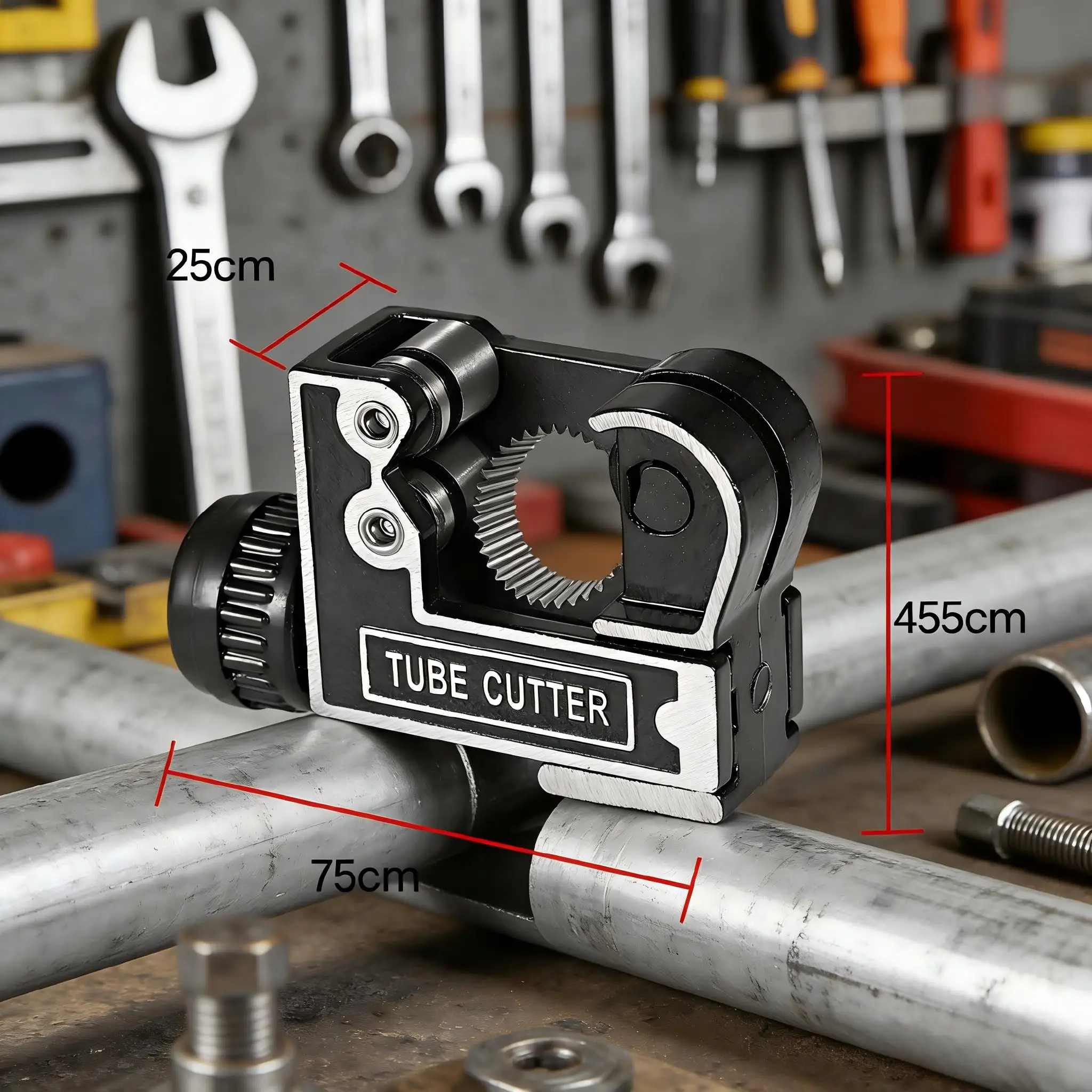 Pipe Cutter Stainless Steel 75×45×25mm/3.0×1.8×1 Inch Mini Tube Cutter Lightweight Aluminum Alloy Material Pipe Cutter Tools