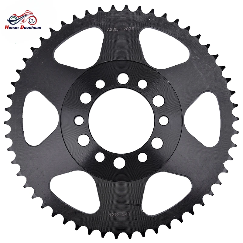 428-54T Motorcycle Rear Sprocket For Yamaha DT125 DT175 TW200 TW225 AG200 XT200