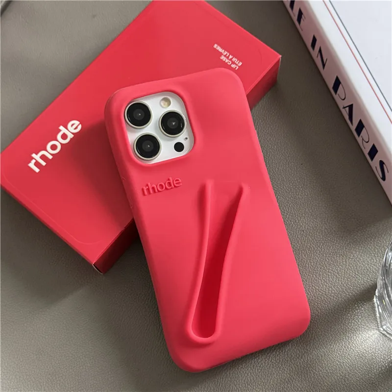 New Autumn Limited Edition Rhode Phone Case For IPhone 16 15 14 13 12 11 Pro Max Plus Gift Packaging Lipstick Box for Girl Cover