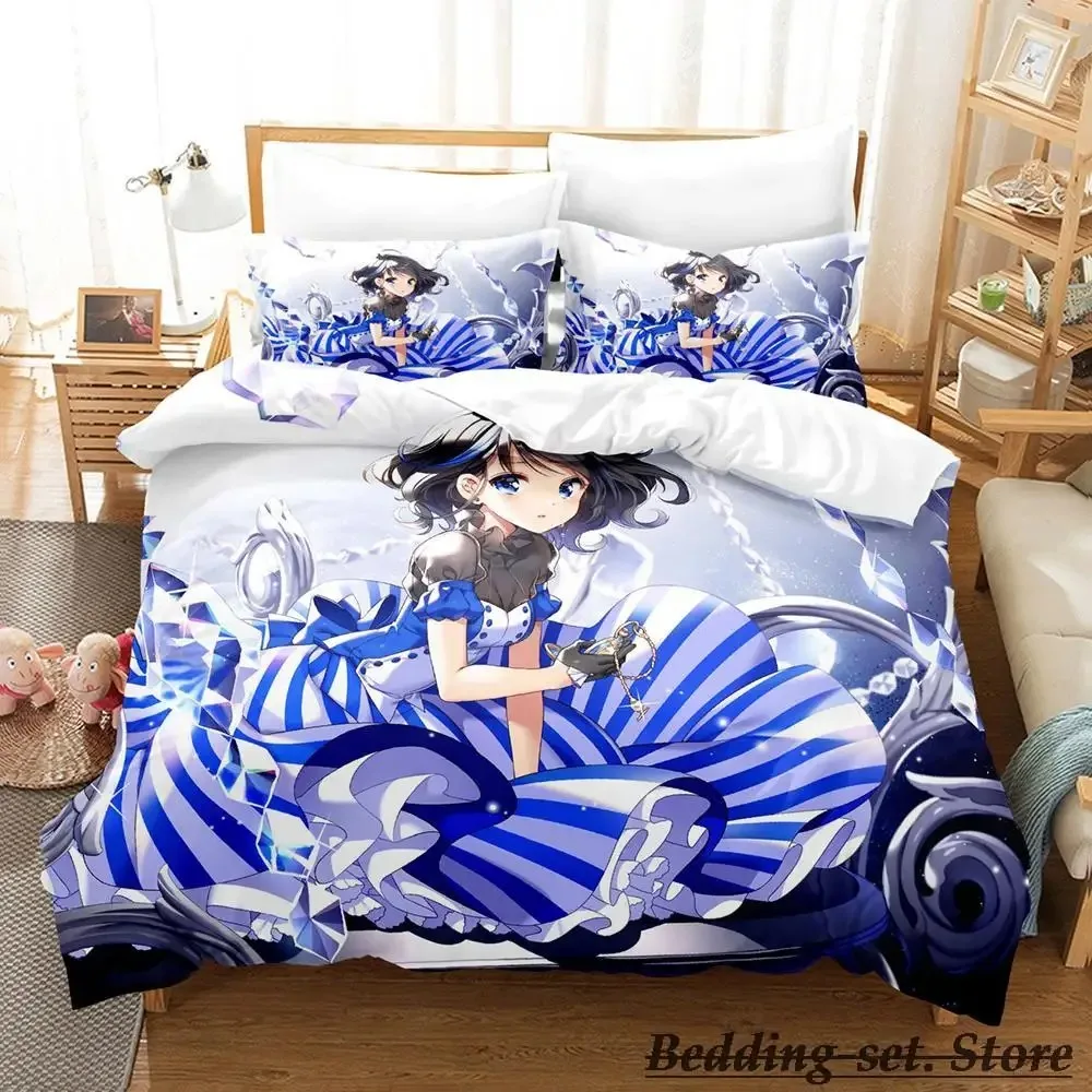 Masamune kun no Revenge Bedding Set Single Twin Full Queen King Size Bed Set Adult Kid Bedroom Duvetcover Sets Anime Bed