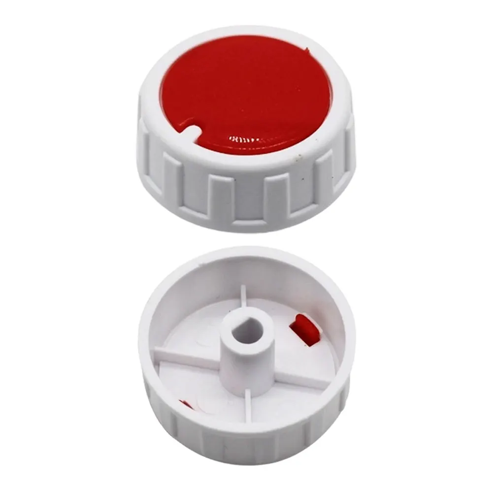 2Pcs ABS Plastic Timer Knob Cap Twist Switch Gear For Electric Fan Heater Oven Cooking Appliance Control Replacement Part
