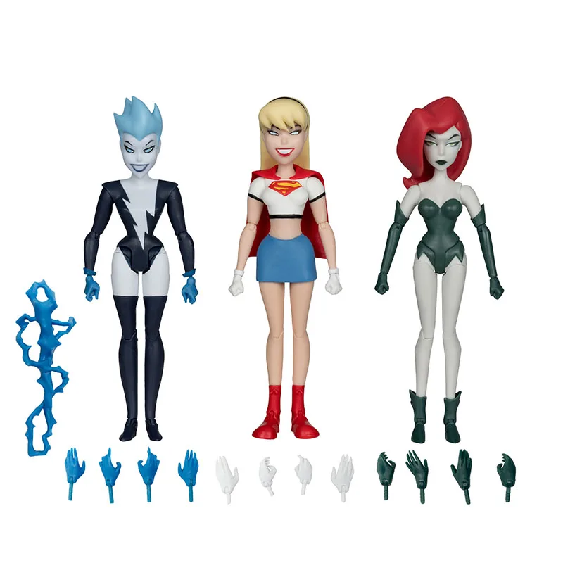 Genuine Toys THE NEW BATMAN ADVENTURES POISON IVY LIVE WIRE SUPERGIRLDC Multiverse 6-Inch Action Figure Collectible Kids Toys