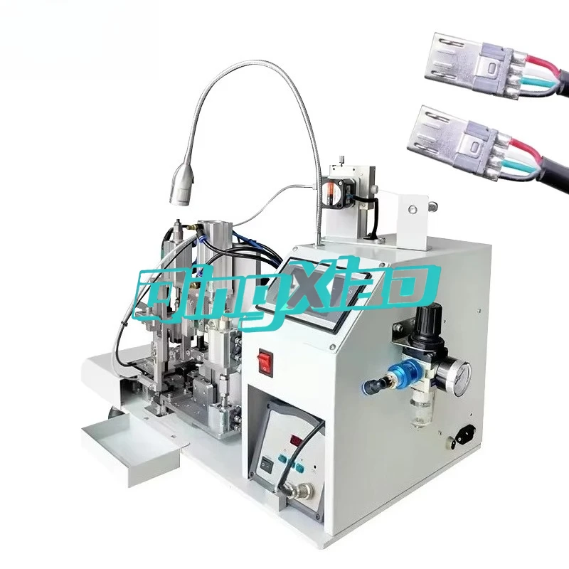 Semi Automatic Soldering Machine With Wire Stripping Function For Cable Processing Harness Making Electronic Assembly Production