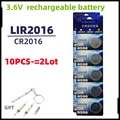 10PCS 3.6V LIR2016