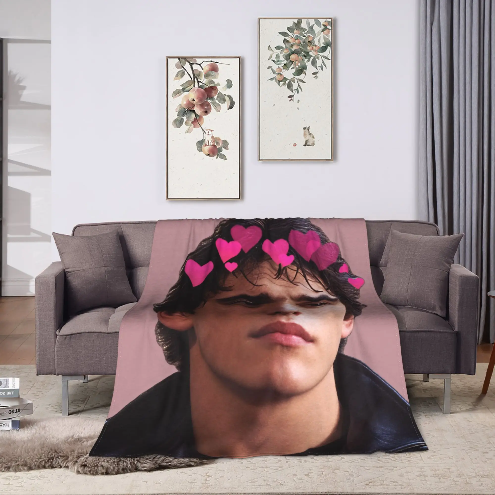 Dallas Winston The Outsiders Movie Blanket  Warm Soft Plush Bedding Throws For Students Couch Chair Flannel Bedspread Bed Cover
