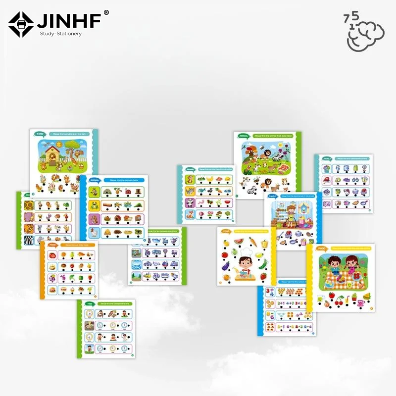 1 Set English Learning Smart Point Touch Talking Pen Learning Machine Voice Sound Book For Kids Educational Toy