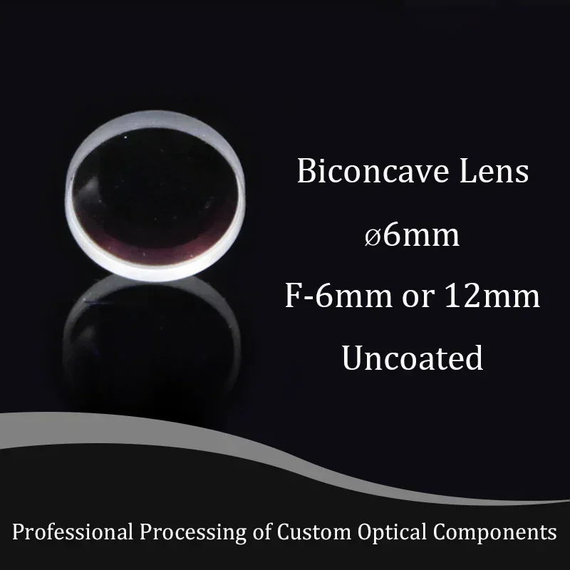 6mm Quartz Material Double-concave Lens With High-precision Focusing Material For Brackets