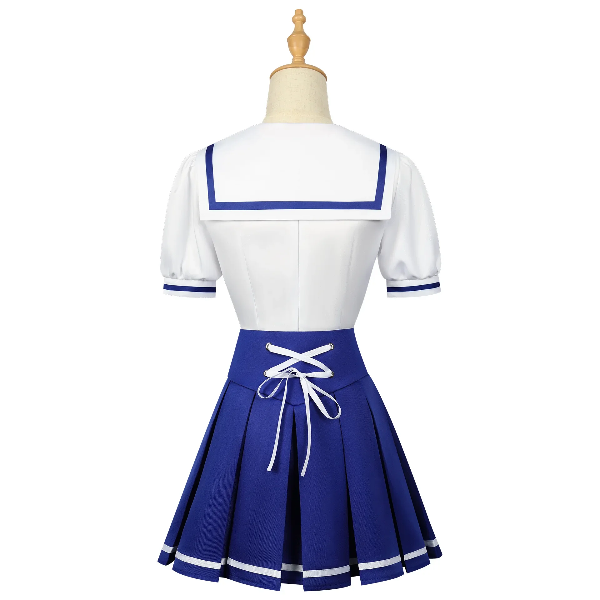 Disfraz de Anime Aikatsu Hoshimiya Ichigo, vestido escolar, traje de uniforme de verano, traje de juego de rol para fiesta de Halloween para niñas adultas