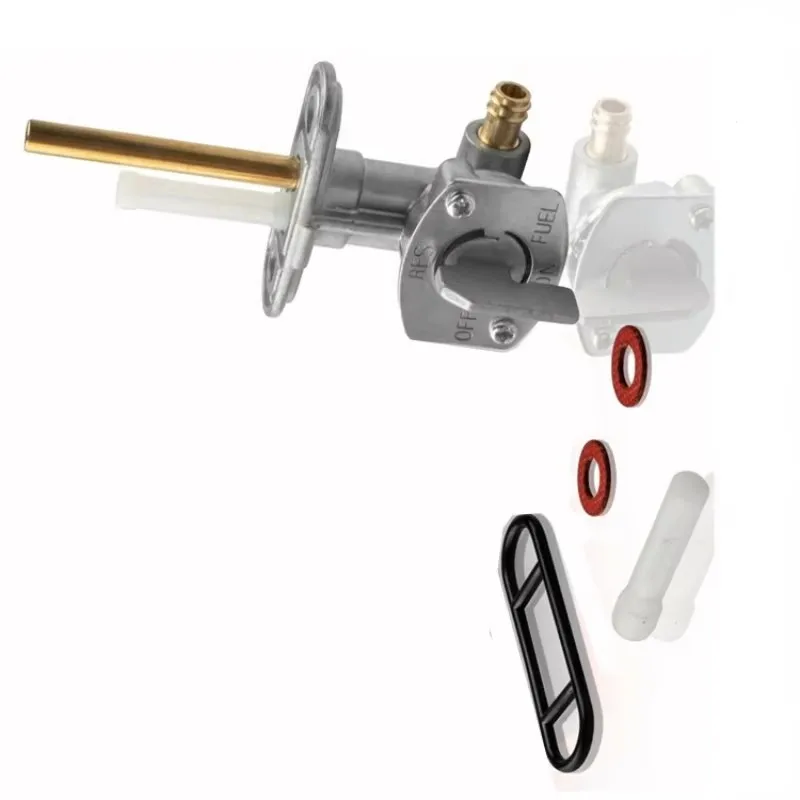 For Kawasaki KDX200 KDX220 KDX250 Fuel Cock Tank Gas Faucet Petrol Tap 1989-2006 Fuel Valve Petcock Switch Assembly KDX 200