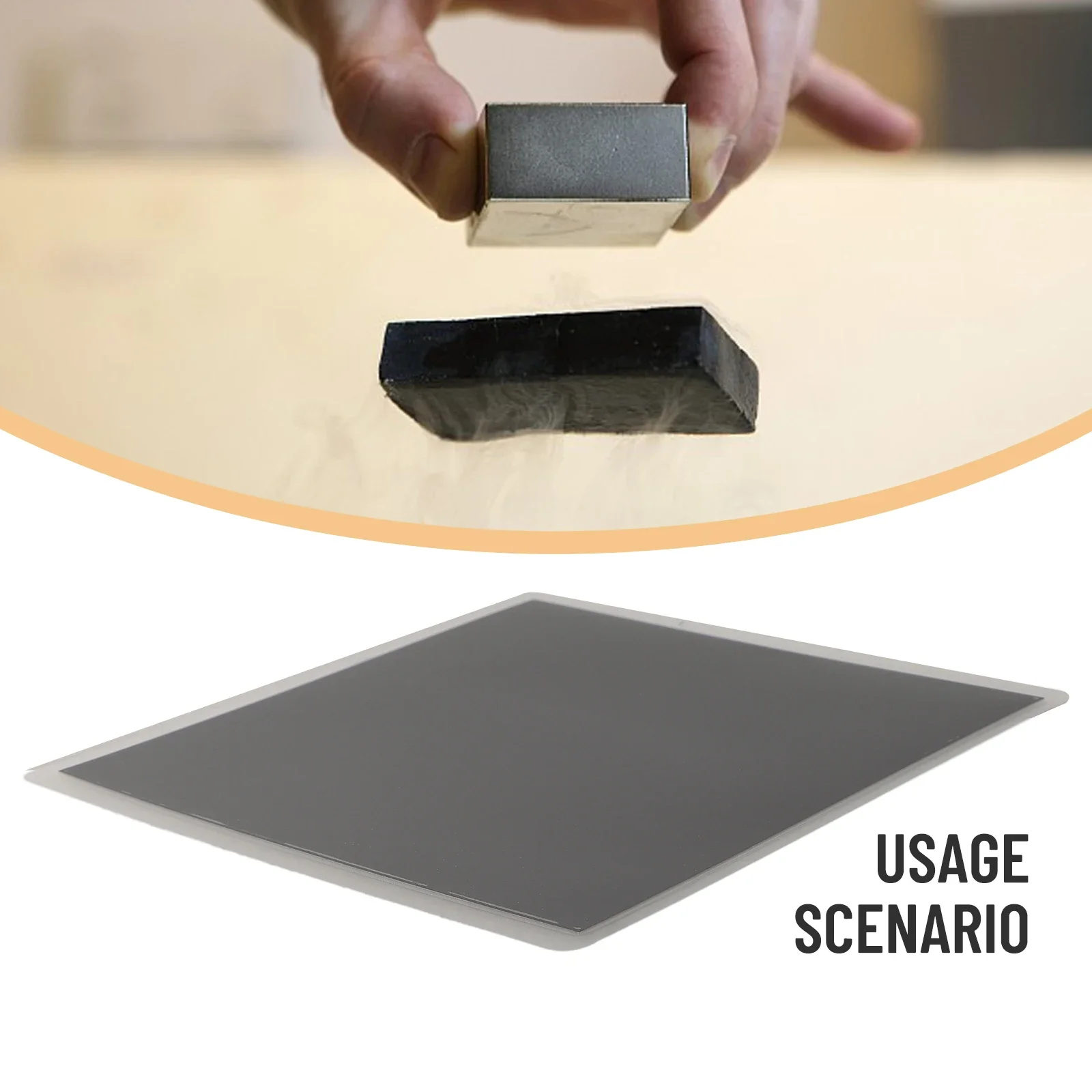 1Pc Magnetic Field Viewer Film 60x80mm 75x100mm Visualizer Card For Science Education And Quality Control Testing