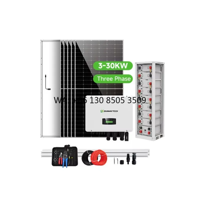 Solar Energy System Manufacturer 10kw 20 Kw 30kw 40kw 50KW Hybrid Solar System Complete Solar Kit