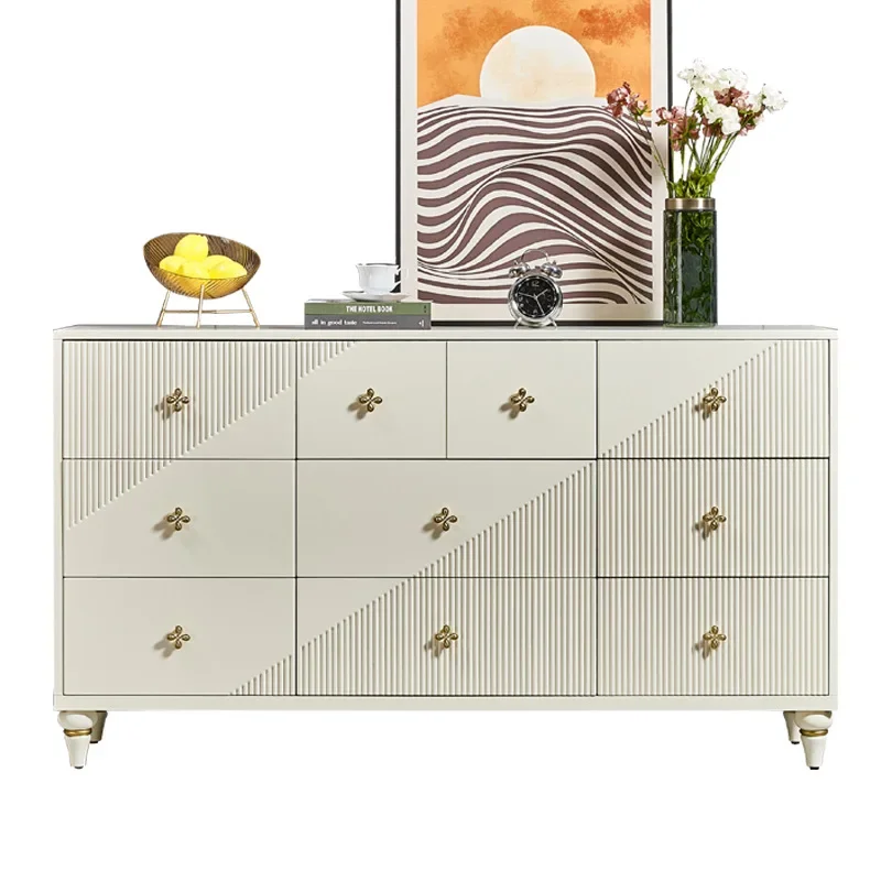 

entrance chest storage simple furniture modern living room bedroom bedside TV cabinet solid wood drawer cabinet