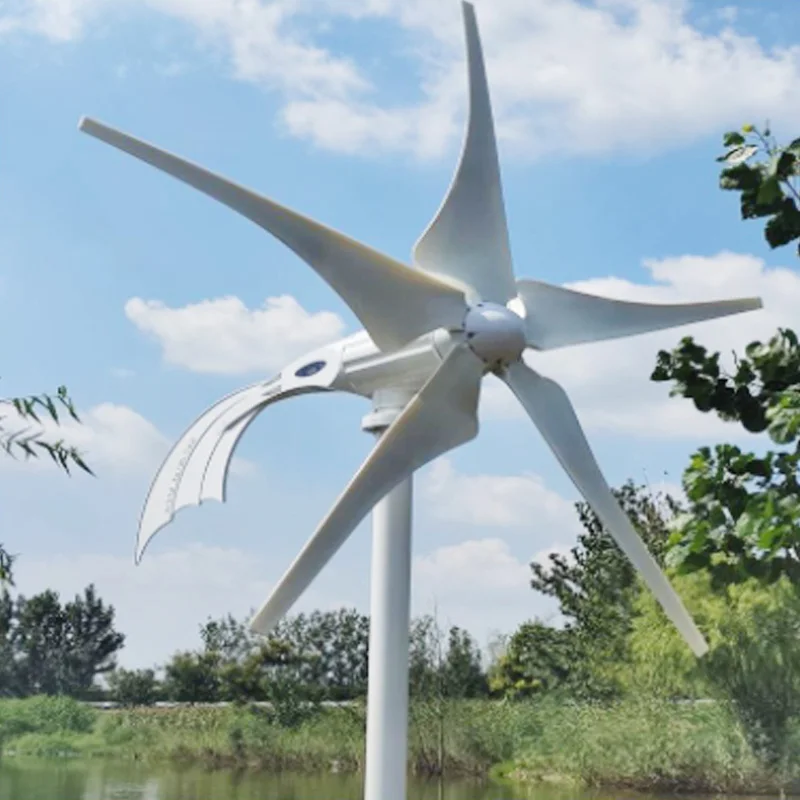  Small Windmill Wind AC Generator  Noiseless Quiet Lightweight Factory Direct Sales Electric Generator for Home Ready-to-use