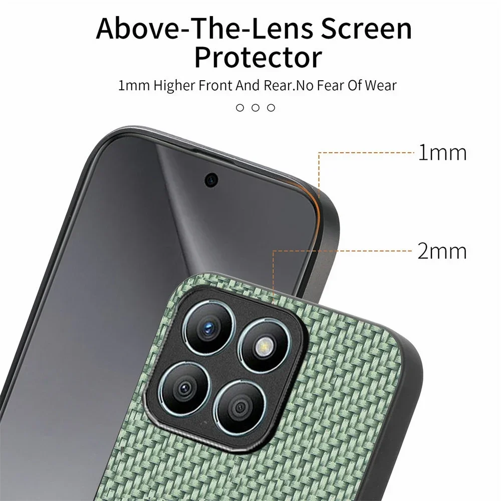 Honor X7D 4G 5G Luxury Case Lens 360 Protective Magnet Leather Back Panel Funda Honor X7C Case Phone Honor X7 D C Shockproof view 2