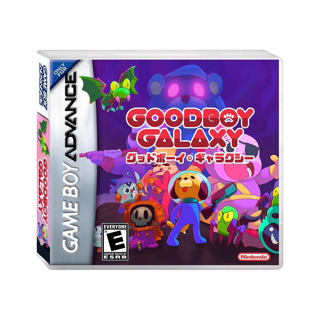 Good Dog Galaxy GBA game card, boxed US version horizontal version, multi-language Goodboy Galaxy