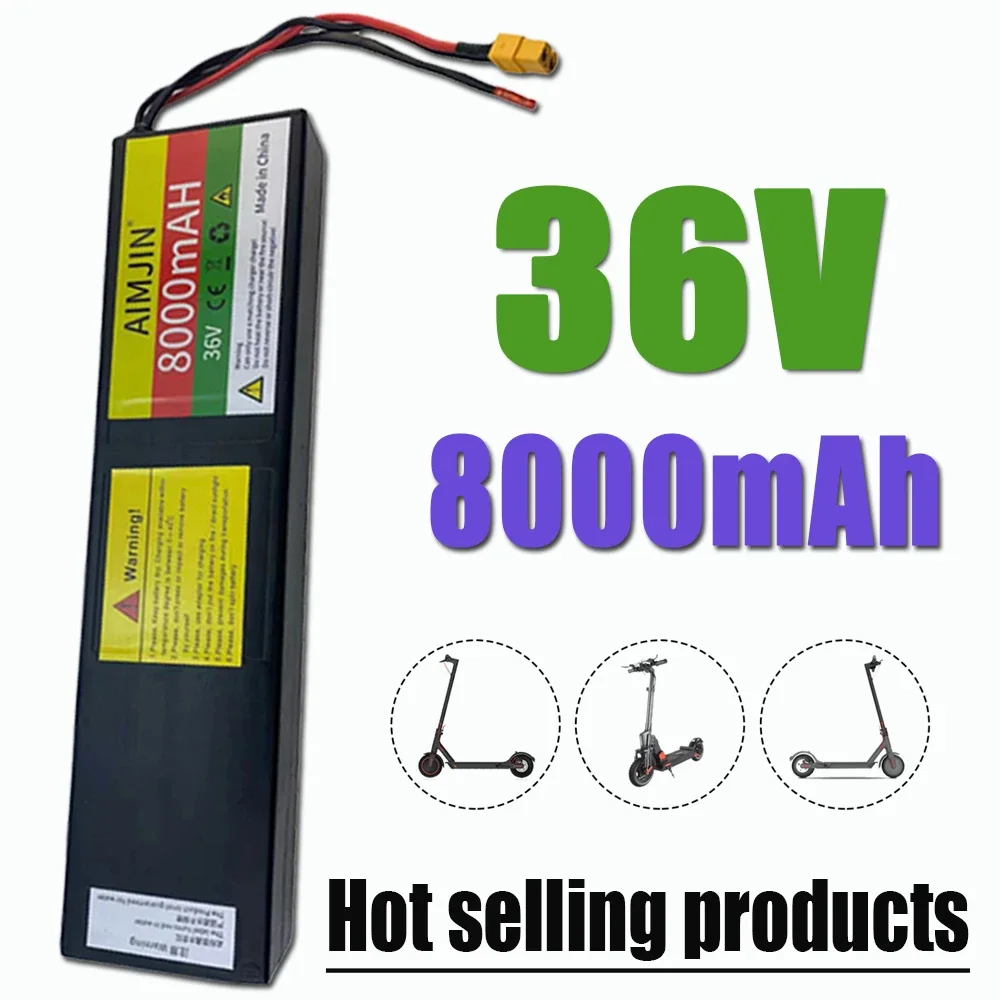 

10S3P 18650 Lithium-Ion Battery Pack 36V 8000mAH, Suitable for KUGOO S1/S2/S3 Electric Scooters