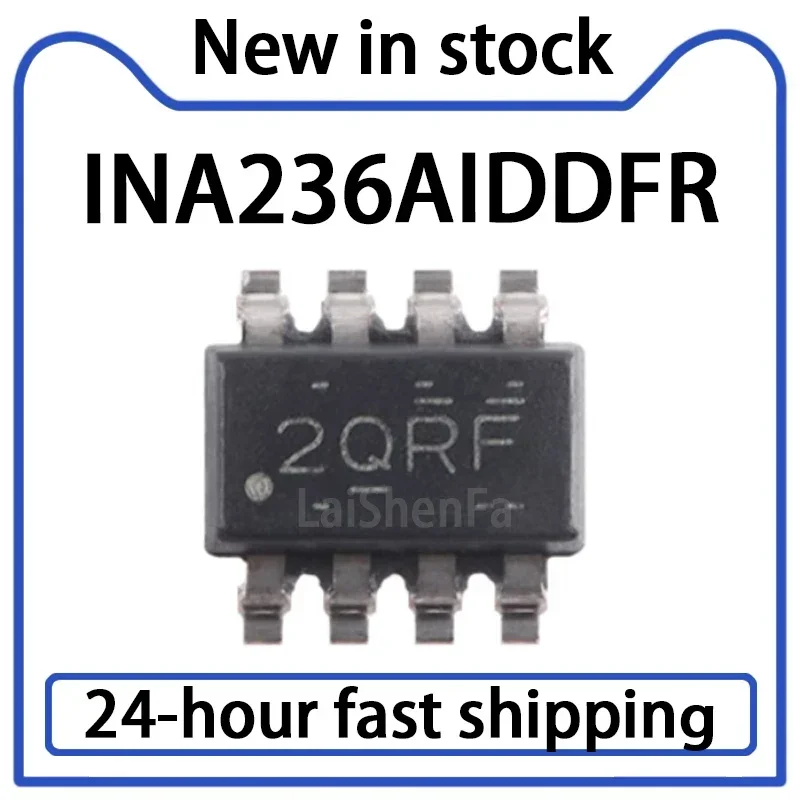 1PCS INA236AIDDFR Package TSOT-23-8 with Alarm Function I2C Output Digital Power Monitor Stock