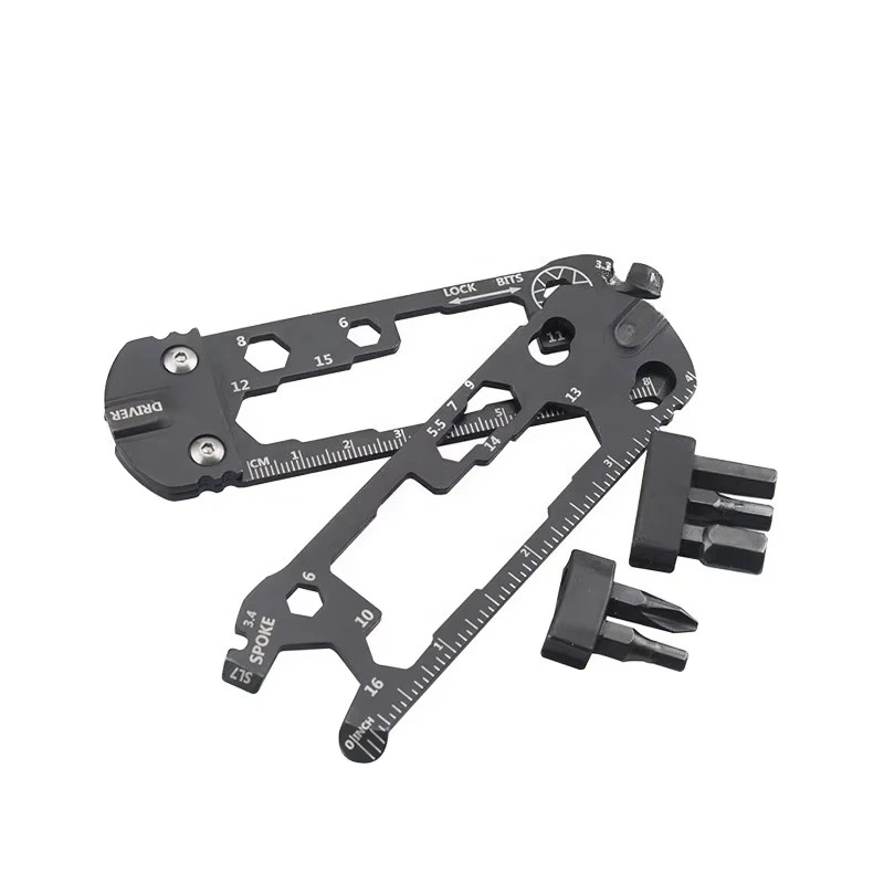 Durable Portable Bicycle EDC Repair Multi Tool, Hex Wrench Spoke Tool Screwdriver For Mountain Road Bike Maintenance